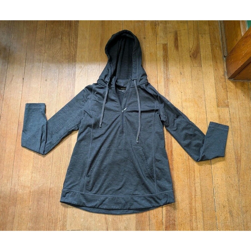 Pure Jill Fit Black Full Zip Hoodie Jacket Women’s Extra Small Athletic Stretch